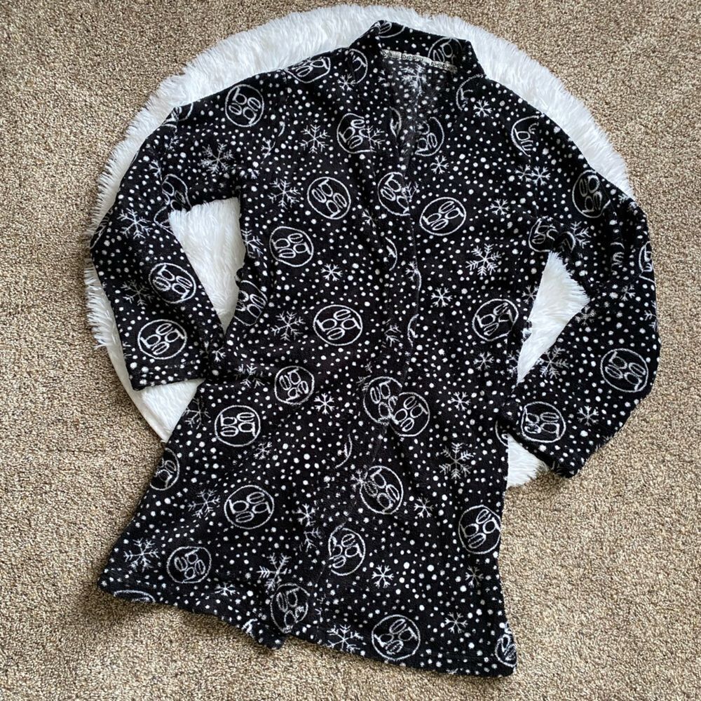 Bebe Robe Black White Women’s Size Medium No Belt